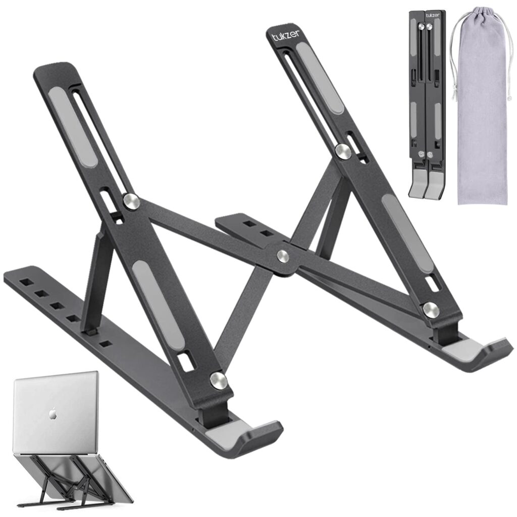 Tukzer Adjustable Foldable Portable Laptop Stand